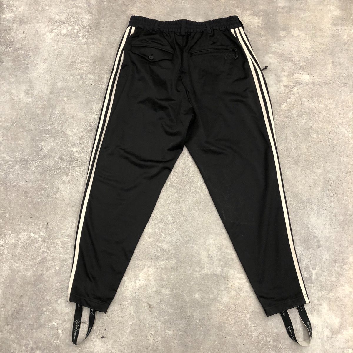 adidas アディダス Y-3 ワイスリー 19AW 3 STP Stirrup Track pants スリーストライプ トラック パンツ  ジャージ サイドライン BLACK ブラック 黒 Mサイズ FJ0460 - メルカリ