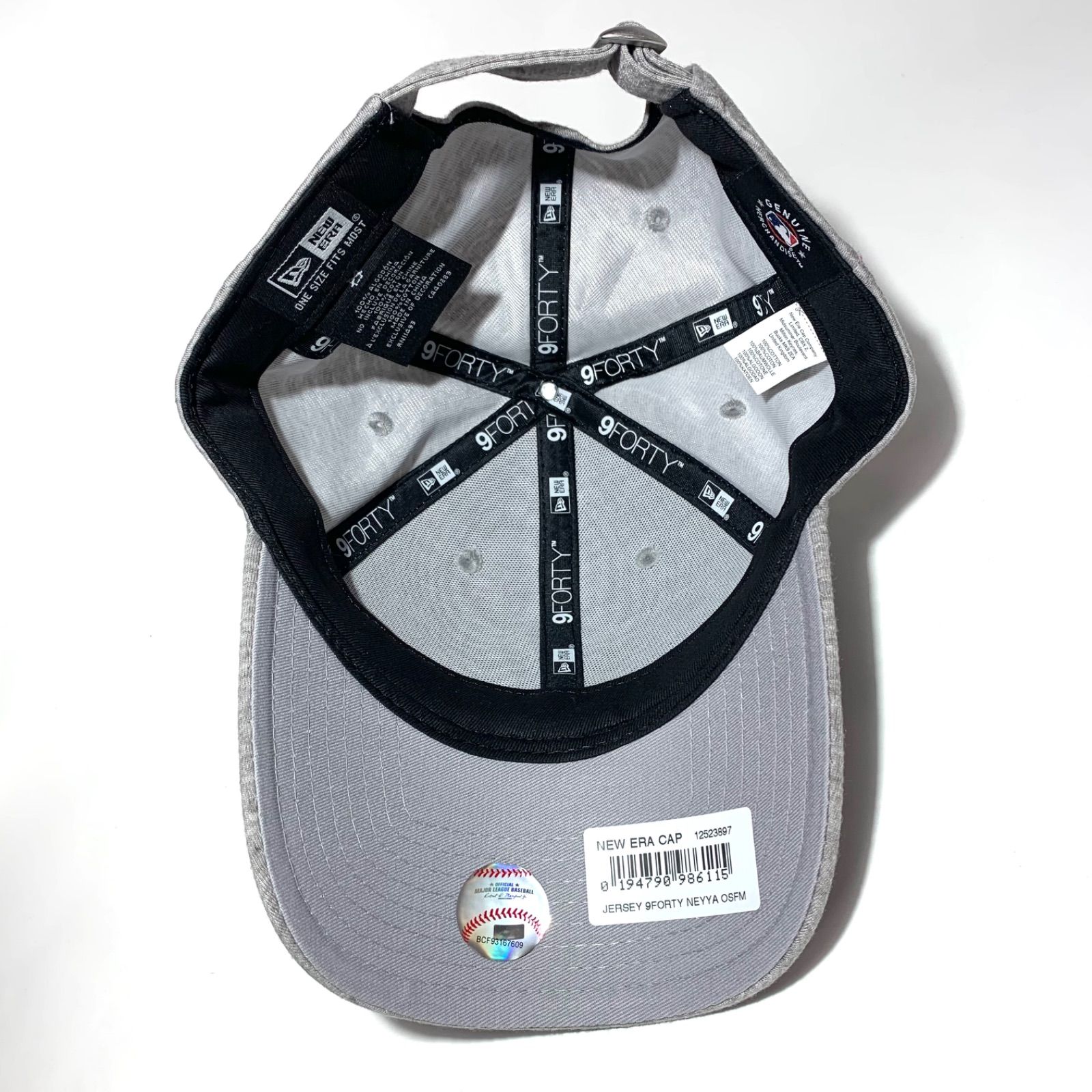 新品NEWERAニューエラ9FORTYグレーキャップNYUnisex ニューエラ キャップ 9FORTY スウェット グレー - メルカリ