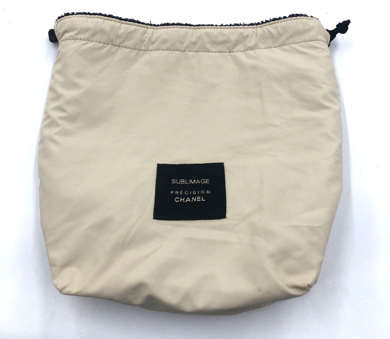 CHANEL パイル　ポーチ □美品□CHANEL シャネル パイル地 巾着ポーチ ノベルティ