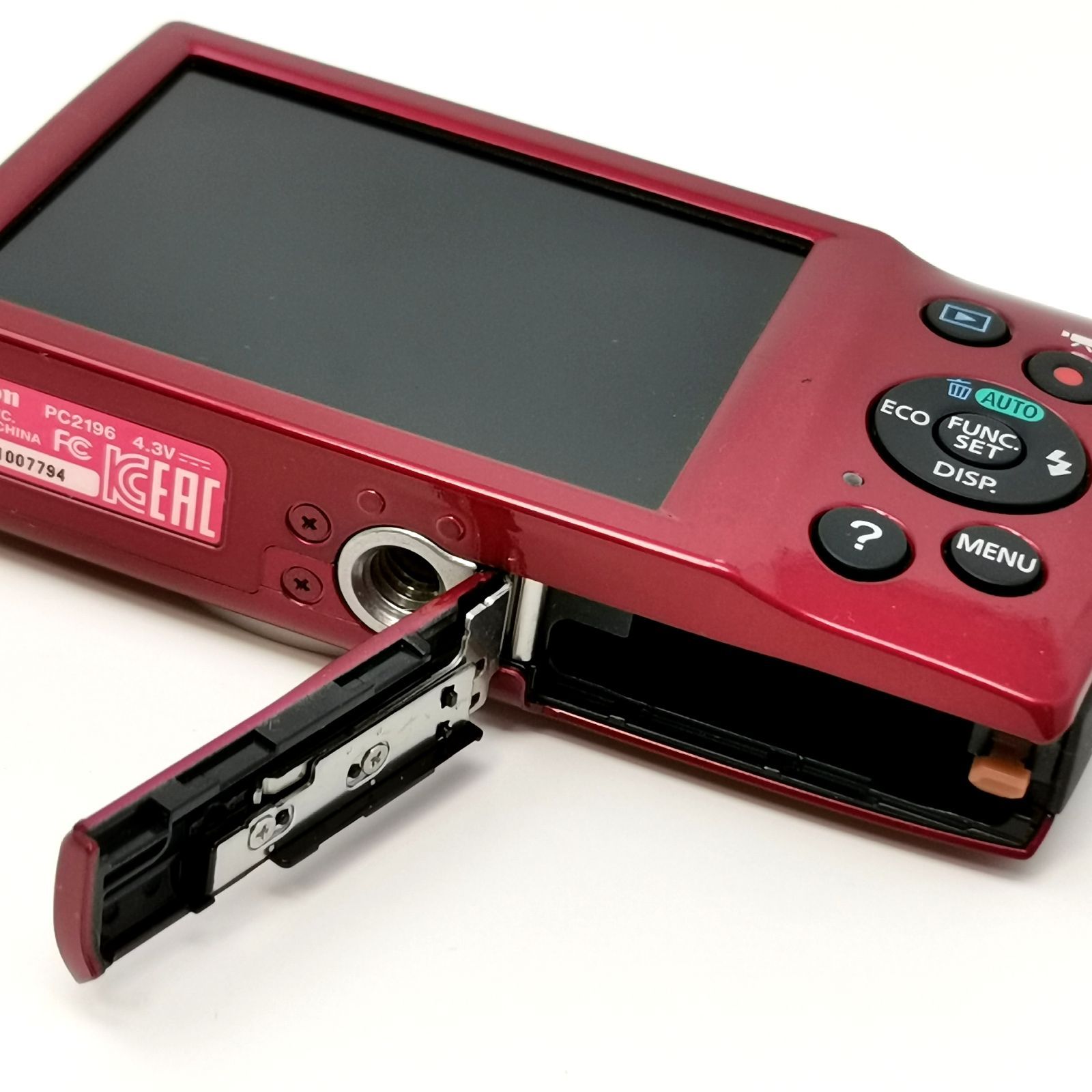 キャノン IXY 160 レッド デジカメ 充電器ないため動作未確認 デジタル