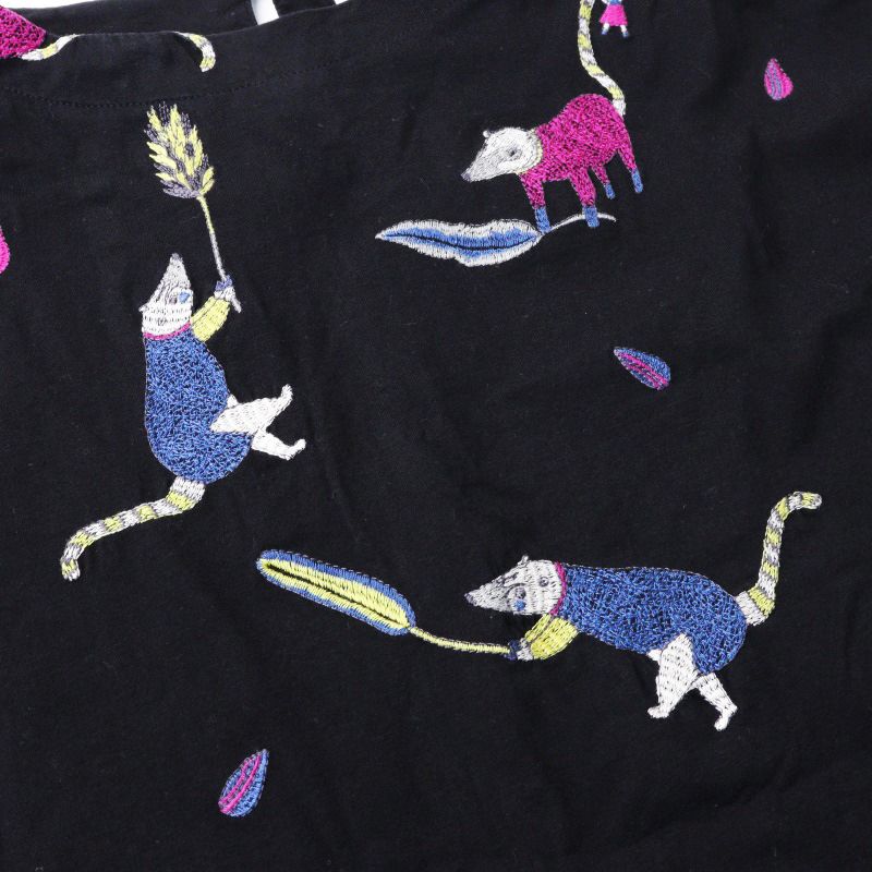 マーブルシュッド　HANAGUMA ワンピース EMBハナグマワンピース | marble SUD (Women/大きいサイズ