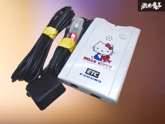 ハローキティ ETC 古野電気　未使用品 ハローキティ 保証付!!】軽登録 古野電気 フルノ 汎用品 ETC