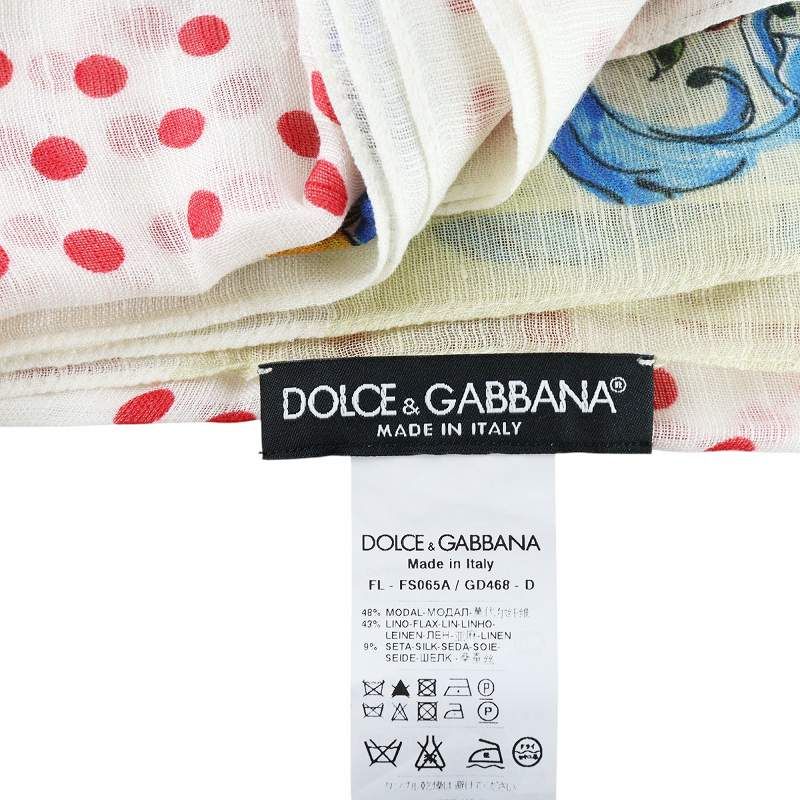 ドルチェ&ガッバーナ ドルガバ DOLCE&GABBANA 大判ストール