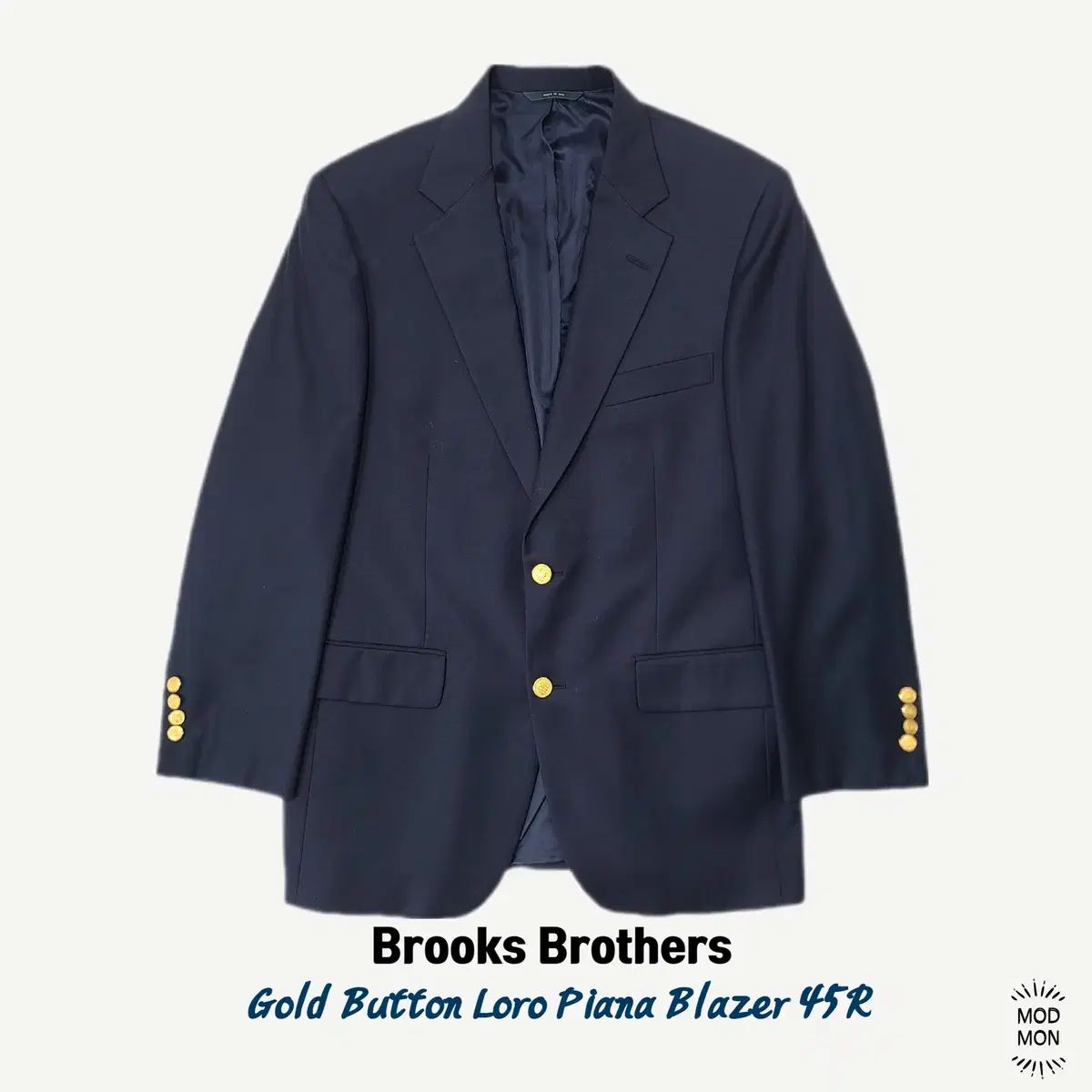 ブルックス ブラザーズ Loro Piana ロロ ピアーナ ゴールド ジャケット 45R
