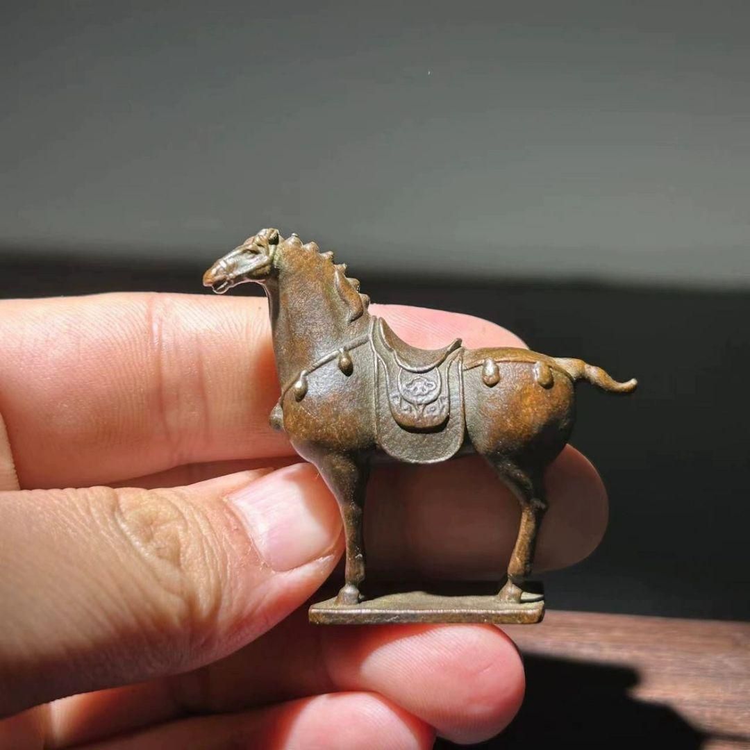 銅器  馬上封侯 書房 オフィス机面  茶台 茶寵 装飾品 工芸品 美術品 置物 銅製 唐馬 茶台茶寵 卓面 置物 装飾品 工芸品 置物 - メルカリ