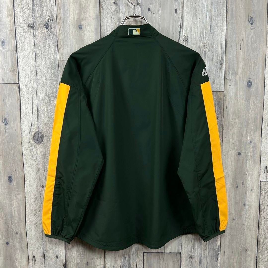 Majestic マジェスティック アスレチックス ハーフジップ ジャケット