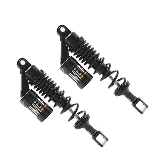 Muchas sonrisas リアサスペンション シグナスX SR BW’S pcx125 ２本 セット 320mm キャビテーション 防止 タンク付き ブラック