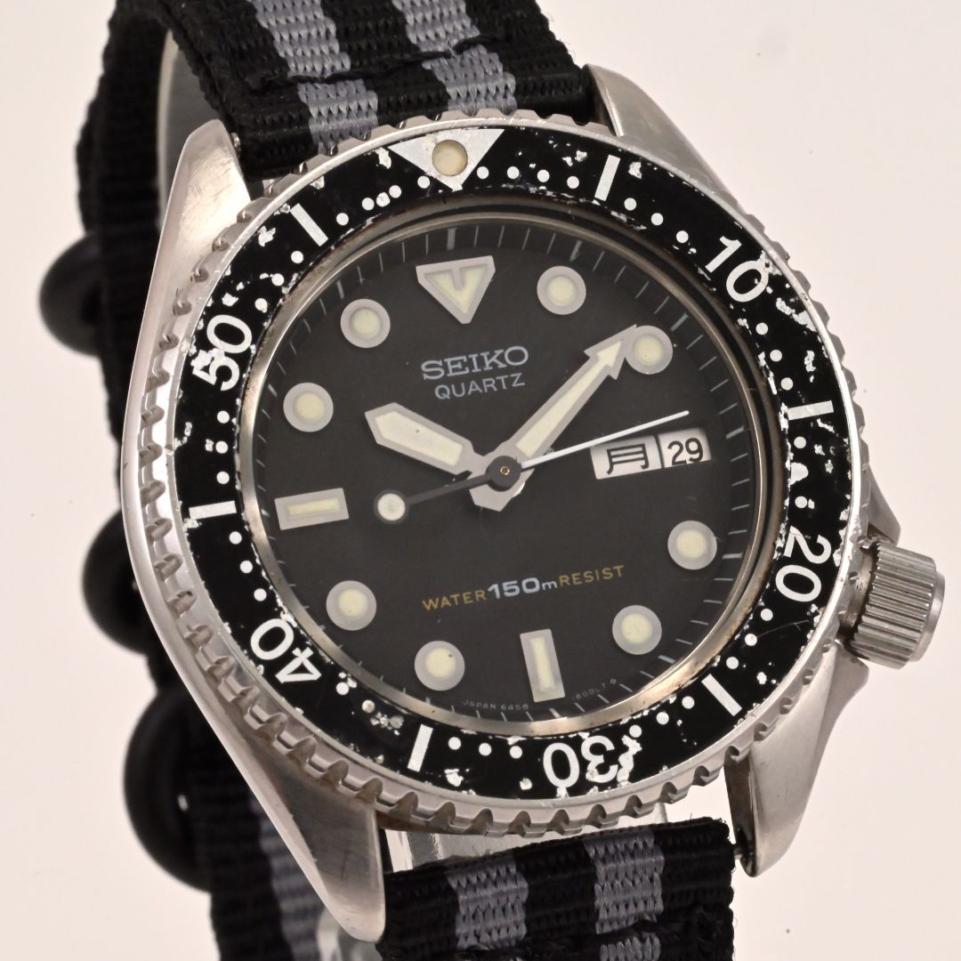 ヴィンテージ SEIKO(セイコー) ダイバー 6458 ー 6000 クォーツ 37mm