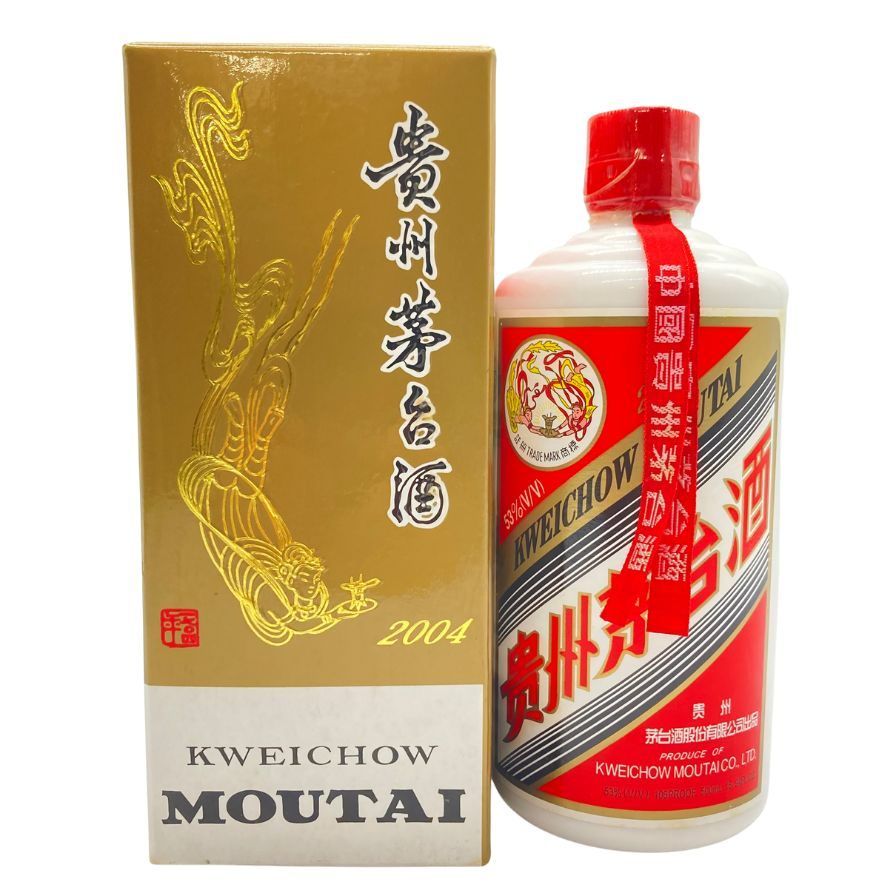 貴州茅台酒 マオタイ酒 天女ラベル 500ml 2004年 2本セット】貴州 茅台酒 マオタイ天女ラベル 500ml 43° 未開封品 2025