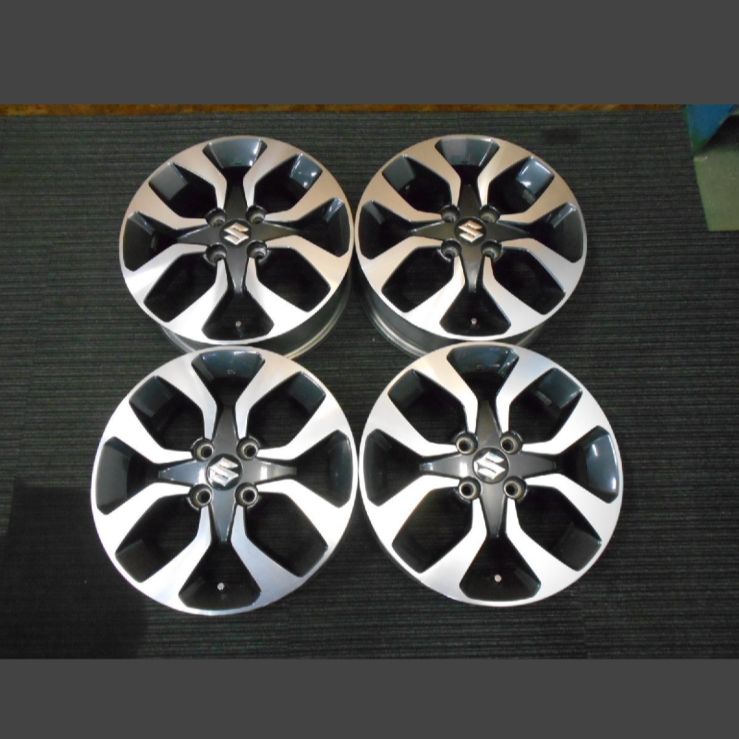 タ*ん様 スズキ ソリオ バンディット純正 15インチ アルミホイールセット 中 ソリオ純正アルミホイール 15インチ 4本セット ソリオバンディット純正