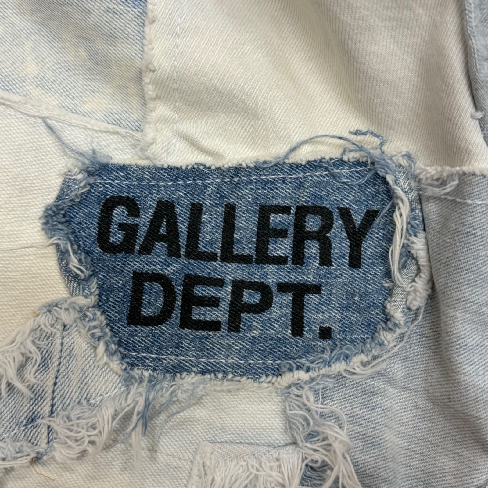 GALLERY DEPT. デニムパッチワークショーツ デニム ショーツ GALLERY DEPT. デニムパッチワークショーツ デニム ショーツ