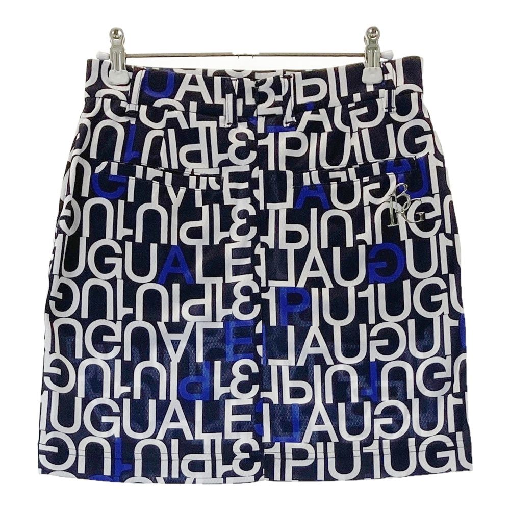 サイズ 2 1PIU1UGUALE3 GOLF GSP047 メッシュスカート 総柄 ネイビー系 240101441209 ゴルフウェア レディース ストスト