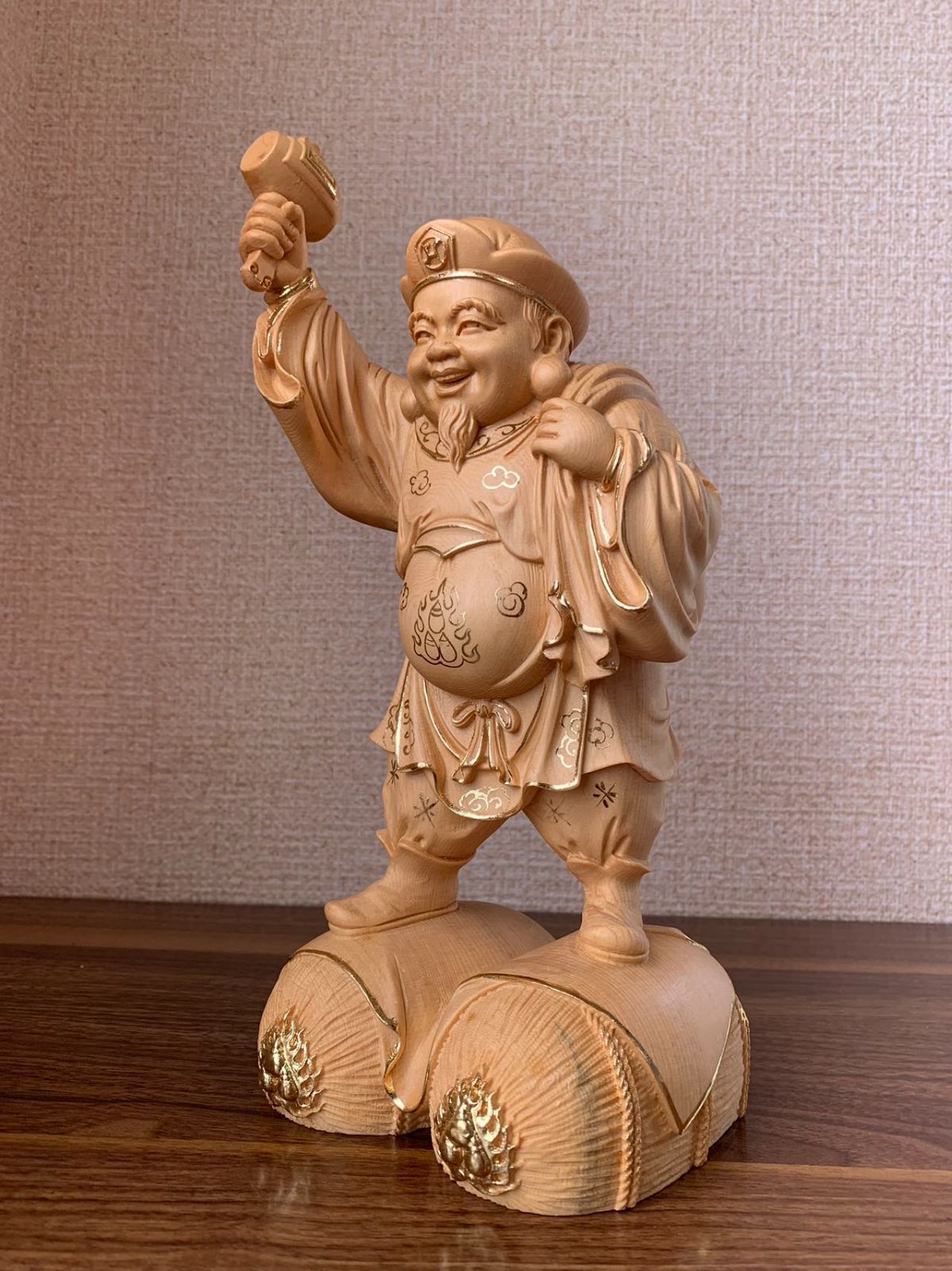 仏像 大黒天 大黒天像 檜木 木彫 仏具｜仏像 オンライン通販
