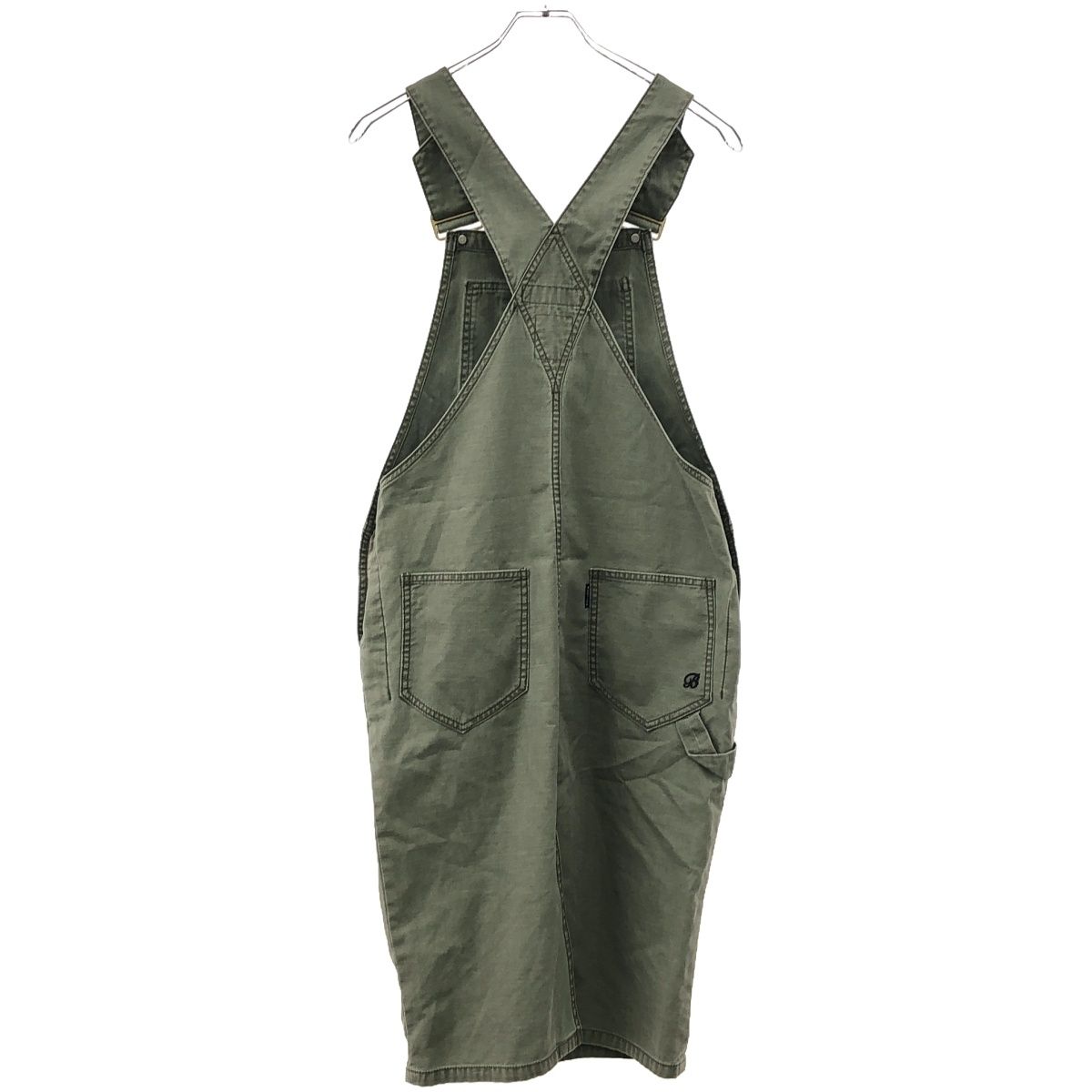 MADISONBLUE 19AW バックサテンジャンパースカート カーキ 01 マディソンブルー MADISONBLUE 19AW バックサテンジャンパースカート
