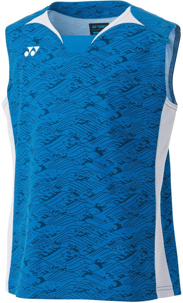 【新品・5営業日で発送】YONEX ヨネックス ジュニアゲームシャツ(ノースリーブ) (10614J) 色 : ブルー サイズ : J120 