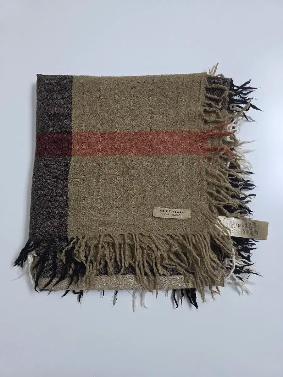 BURBERRY バーバリー ハーフメガ カシミヤ バンダナ