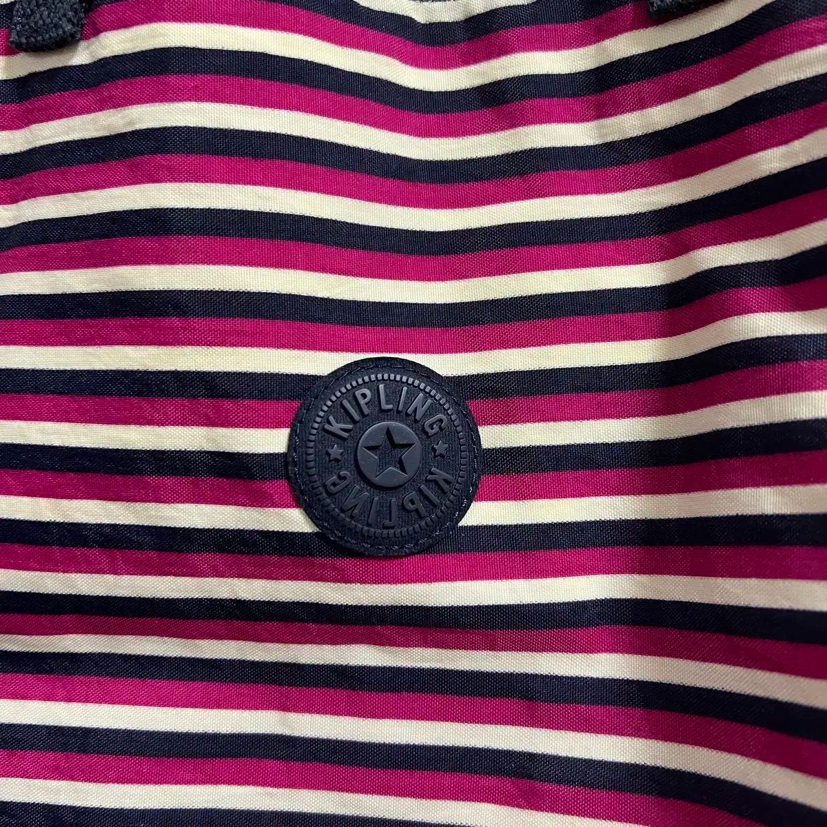 キプリング ストライプ トートバッグ