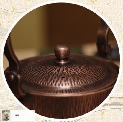 新品・未使用煎茶道具 使いやすい容量 ポット 湯沸 槌目 急須 水