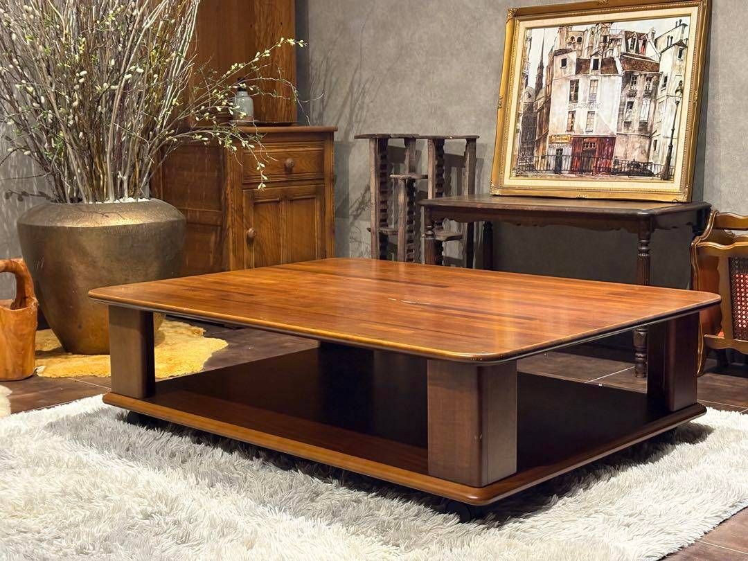 FUJI FURNITURE センターテーブル　ローテーブル　ヴィンテージ　IG FUJI FURNITURE センターテーブル ローテーブル ヴィンテージ IG