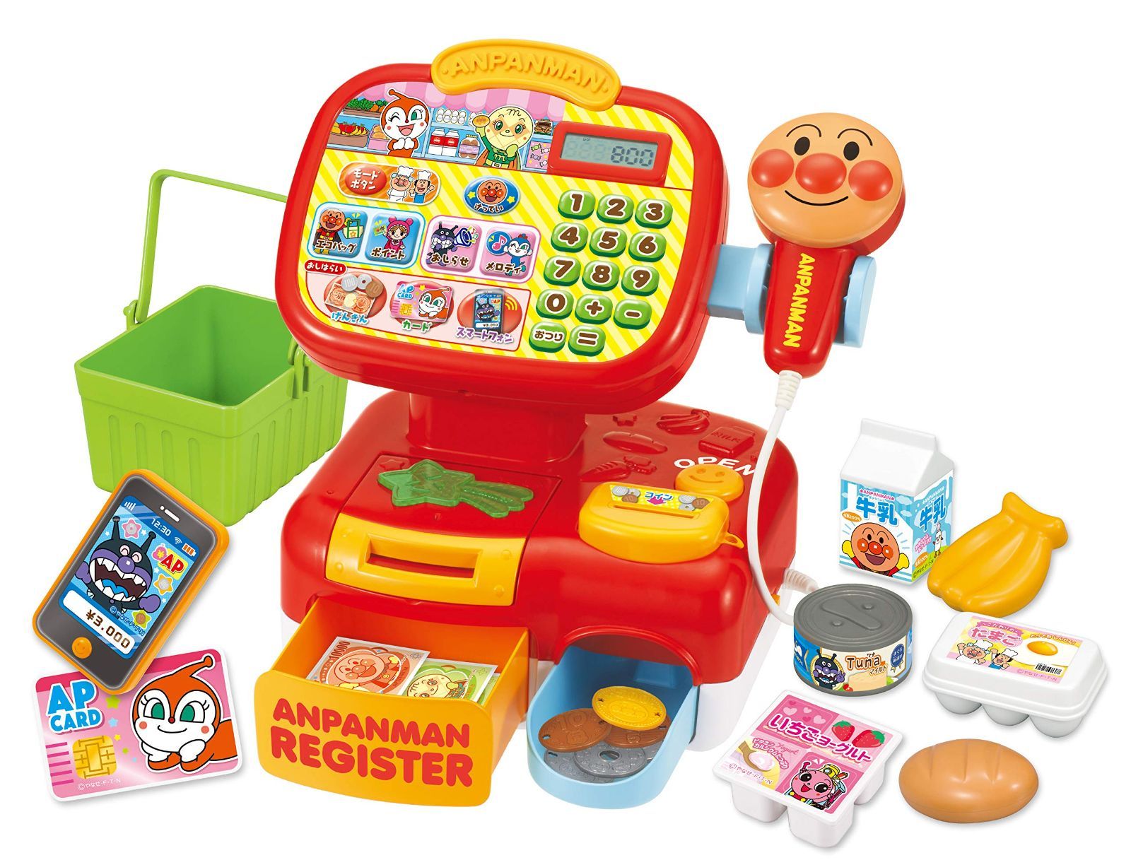 TOYS アンパンマン おさつスイスイ! セガトイズ SEGA セルフでピピッ アンパンマンレジスター