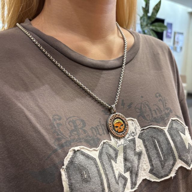 【レア】Harley-Davidson / ハーレーダビッドソン　ネックレス Harley Davidson/ハーレーダビッドソン】シルバーネックレス