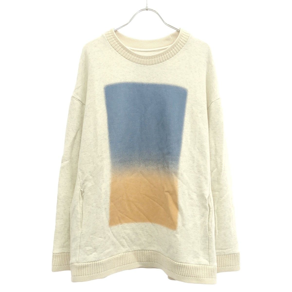 dulcamara ドットグラデーションSWトレーナー IVORY Dulcamara ドゥルカマラ 20AW ドットグラデーションSWトレーナー