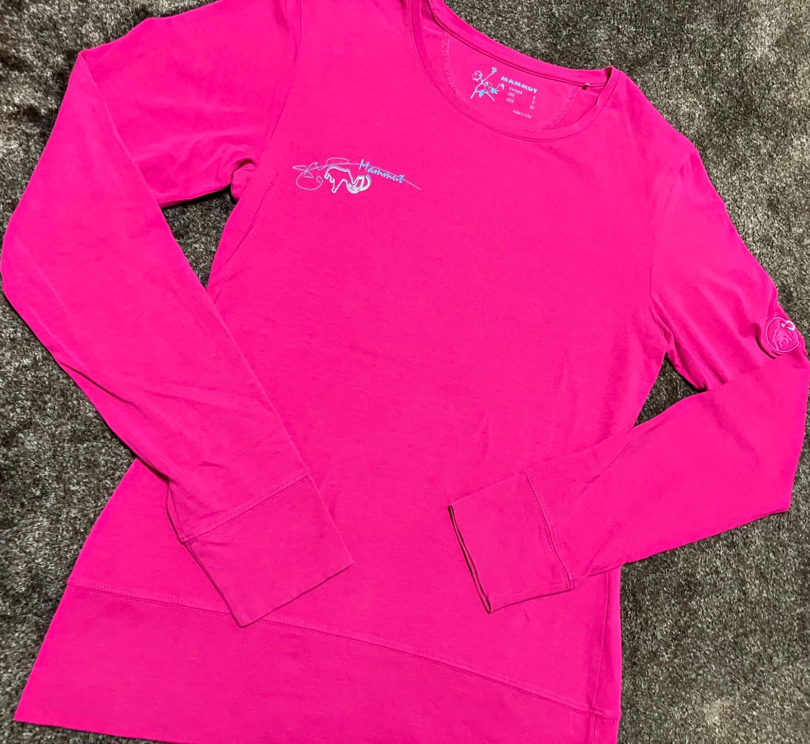 Mammut - 【激レア】Mammut マムート ニラロングスリーブ Women‘s M新品同様 楽天市場】マムート レディース QD ロゴ プリント ロング