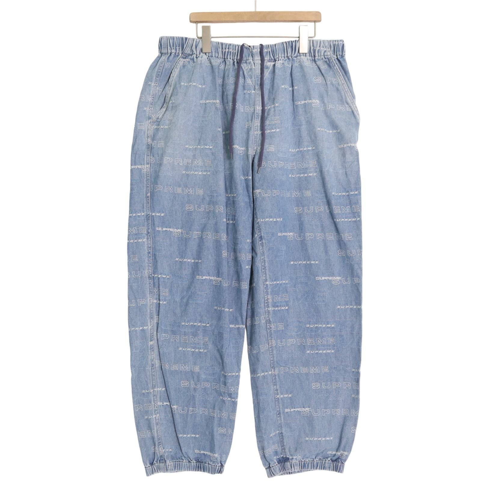 Supreme / 19FW Dimensions Logo Denim Skate Pant シュプリーム ディメンション ロゴ デニム スケートパンツ イージーパンツ 表記サイズL　【2409】