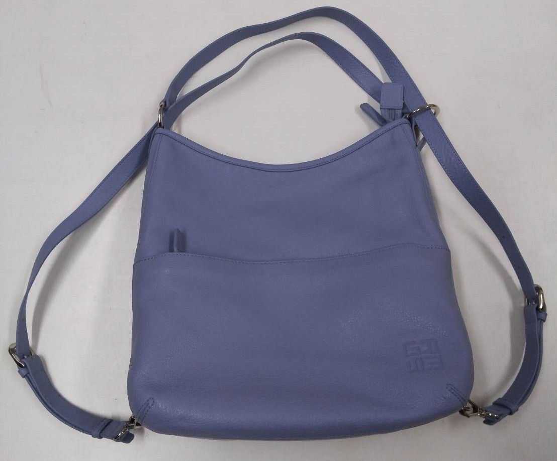 GRES 牛革 ブルー 青 レザー 3way トート ショルダー リュック - メルカリ