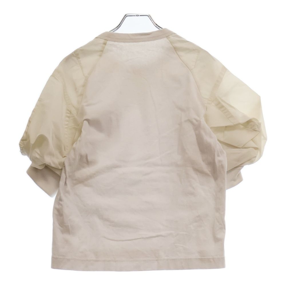 Sacai (サカイ) 22SS Nylon Twill Mi T-Shirt 22-06084 素材切替  