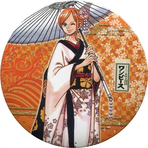 未開封】ワンピース スーパー歌舞伎II ナミ ロビン 缶バッジ 激