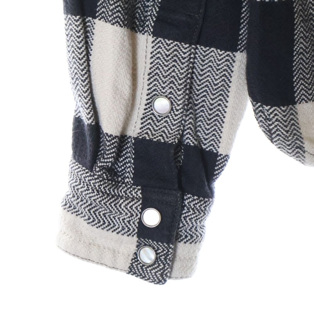 極美品！ザフラットヘッド/ウエスタンシャツ/半袖/36 チェック 極美品！ザフラットヘッド/ウエスタンシャツ/半袖/36 チェック