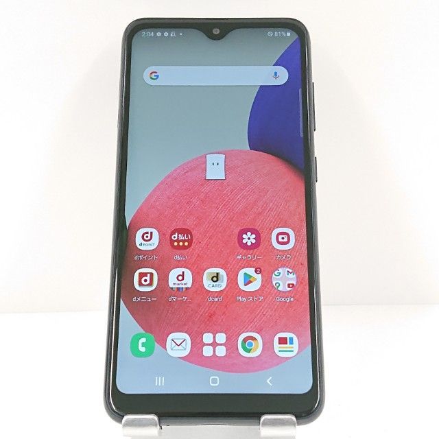 【中古美品】Galaxy A22 5G ブラック docomo SIMフリー docomo Galaxy ブラックA22 5G ギャラクシー