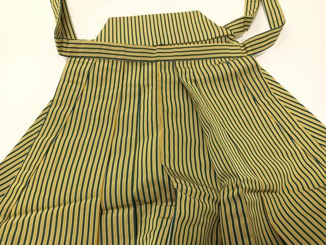 平和屋着物○男性 馬乗り袴 間道 正絹 逸品 CAAX1106vf