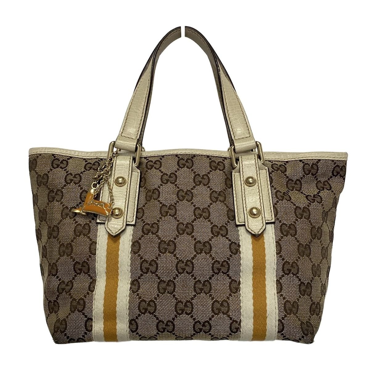 GUCCI グッチ トートバッグ GG柄 139261 ブラウン×ダークブラウン×マルチ