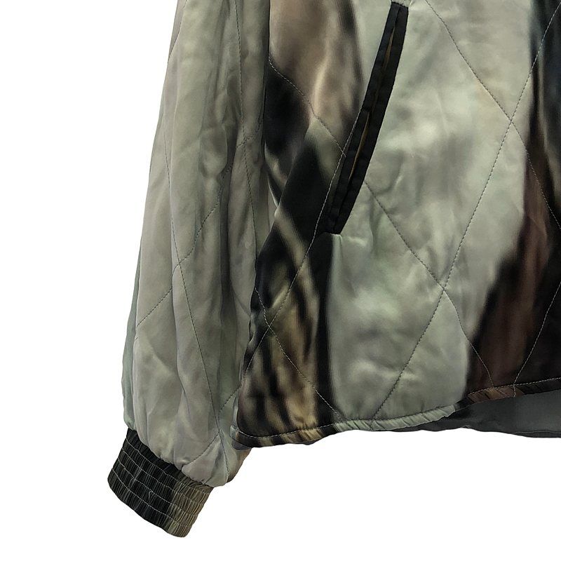 GEOFFREY B.SMALL ノーカラージャケット 美品】 GEOFFREY B.SMALL / ジェフリーBスモール | 総柄 キルティング