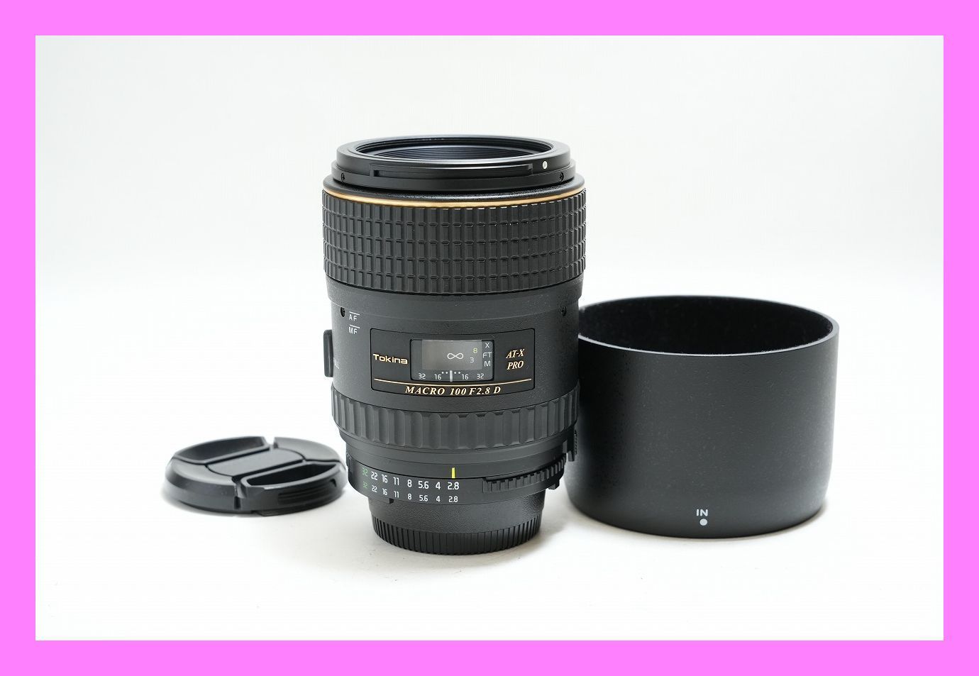 □ニコン用 マクロレンズ TOKINA AT-X PRO MACRO 100mm F2.8 D