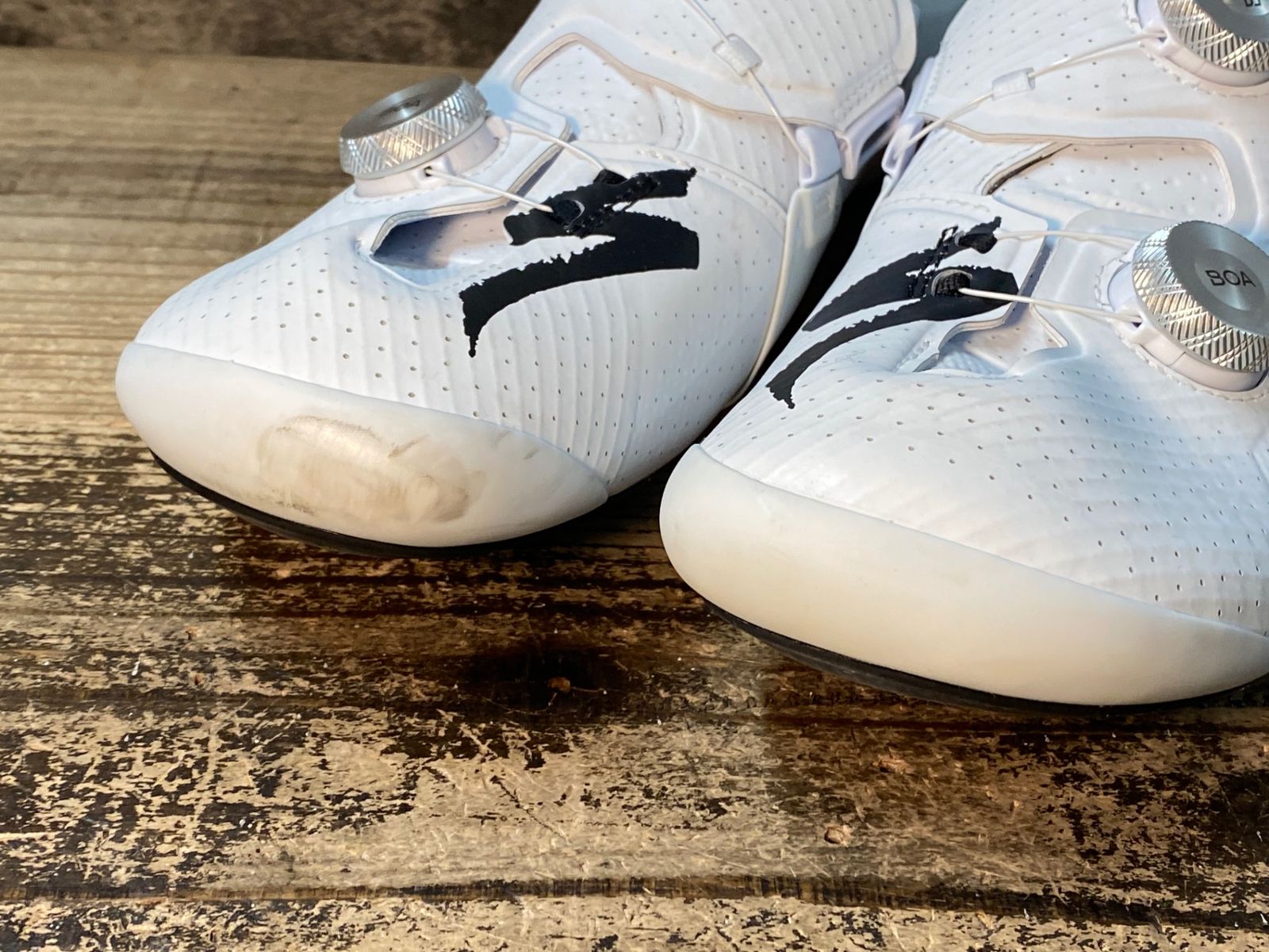 JM427 スペシャライズド SPECIALIZED エスワークス S-WORKS ARES 2 RD ビンディングシューズ TEAM 白 EU43.5 SPD-SL BRIGHTFACE_UK