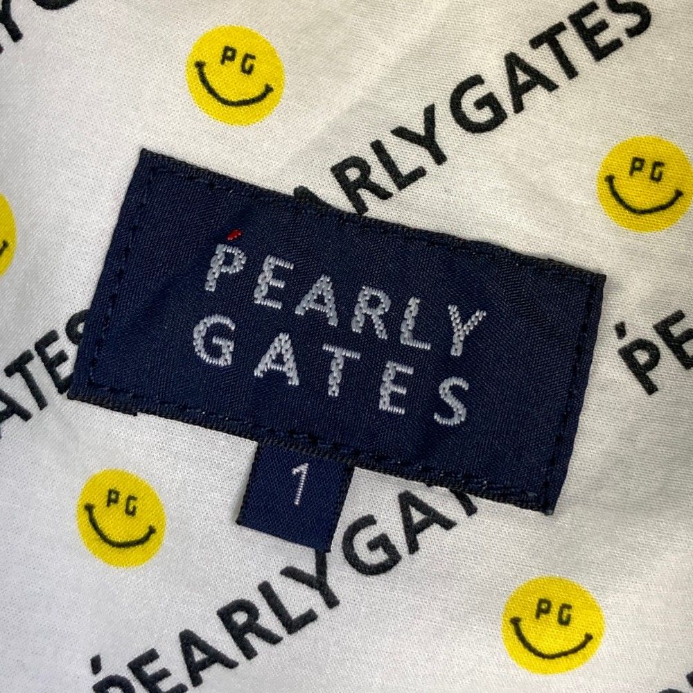 サイズ：1 PEARLY GATES パーリーゲイツ  スカート ニコちゃん 総柄 ネイビー系 [240101361409] ゴルフウェア レディース ストスト サイズ：1 PEARLY GATES パーリーゲイツ スカート ニコちゃん 総