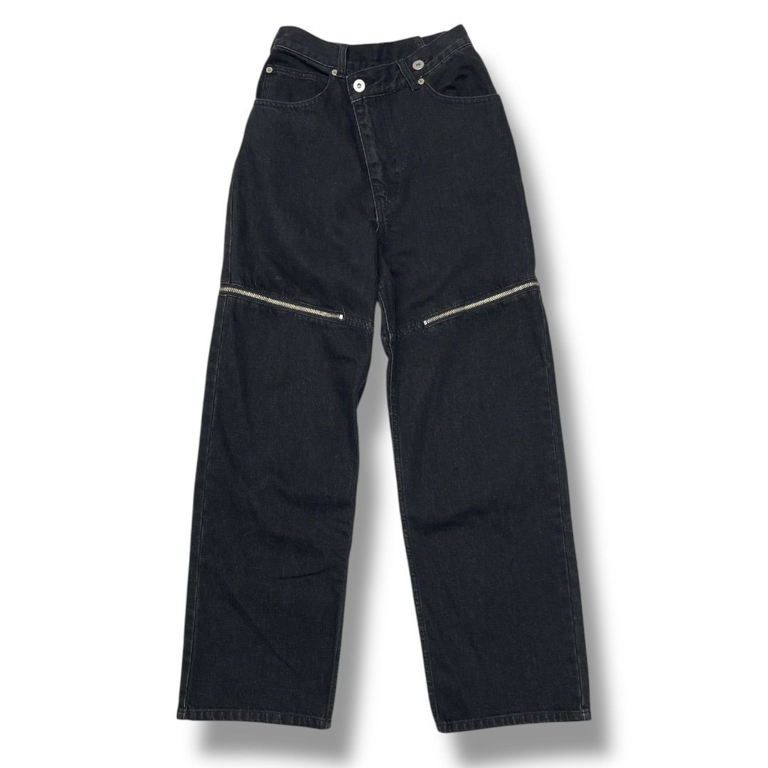 マウンテンマーシャルアーツ　ランニングパンツ　レディースXSサイズ デニム柄 maison special メゾンスペシャル Side Slash Denim Pants