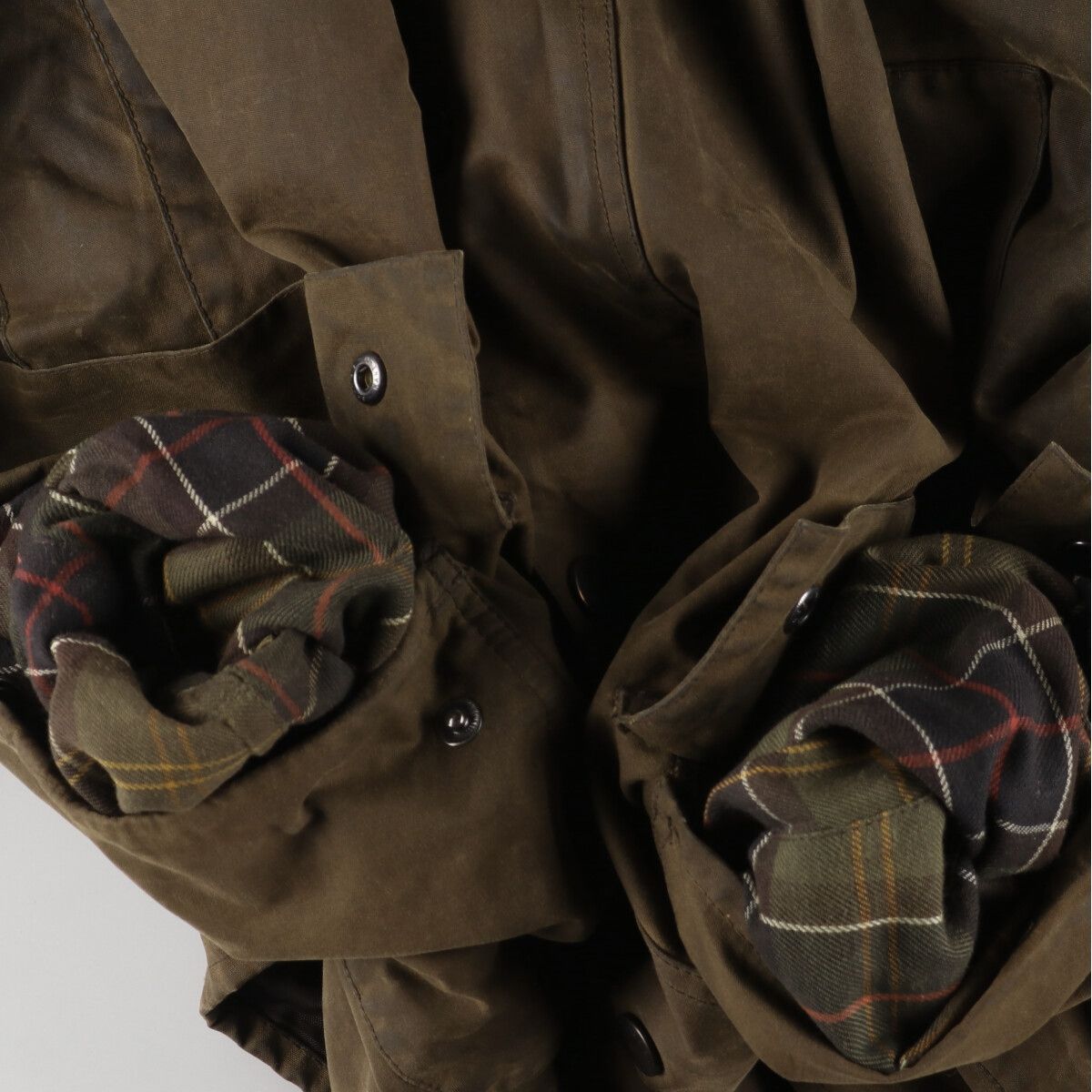 古着 バブアー Barbour CLASSIC NORTHUMBRIA クラシックノーザンブリア ワックスコットン オイルドジャケット 46  メンズXL/eaa460022