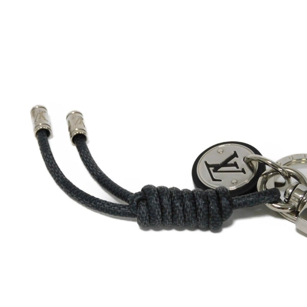 美品・鑑定済】 ルイヴィトン キーホルダー レザーロープ ダミエ
