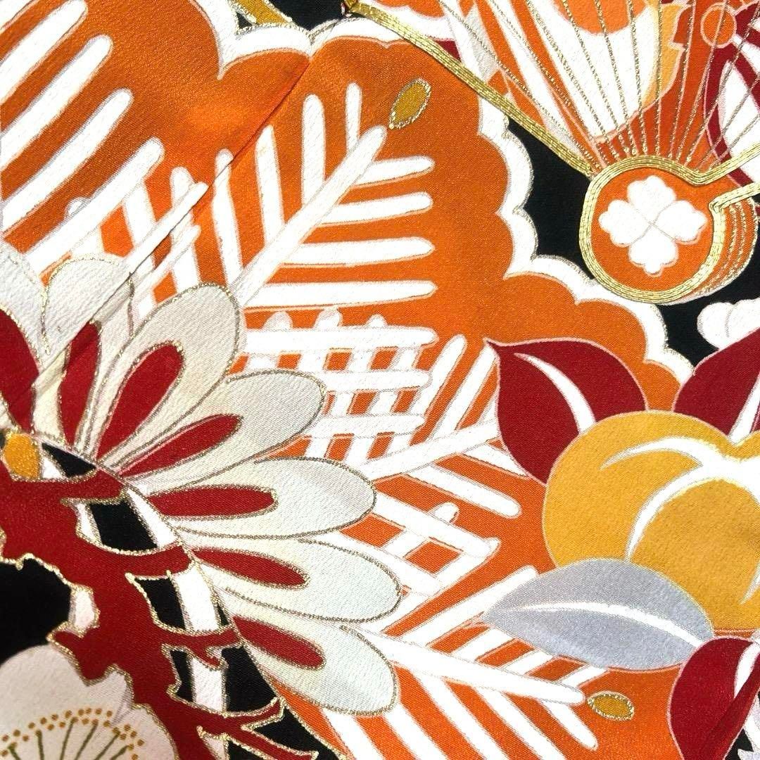 k-5474 スモールサイズ 金駒刺繍 鳳凰 熨斗目 素敵なデザイン