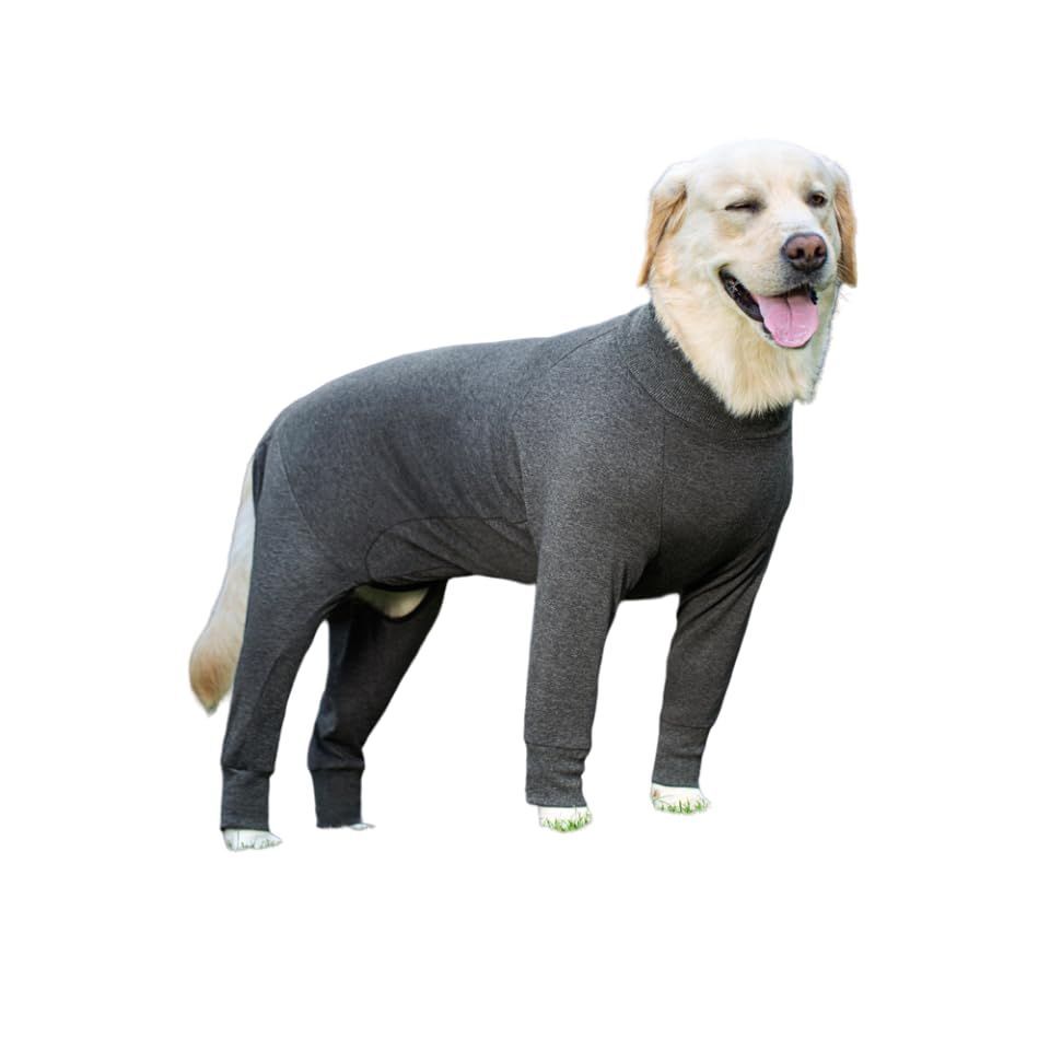 32#_ダークグレー 中大型犬服 オールシーズン適用 ペット服 ドッグウェア お散歩お出かけ (32#， ダークグレー)