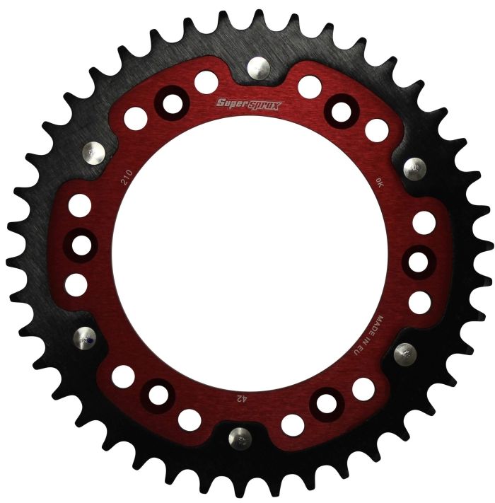 3営業日で発送 スーパースプロックス Supersprox SPX REAR STEALTH 210-42T RED