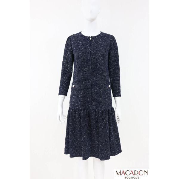 Rene R刺繍ペプラムノースリーブトップス 5327040 2023年商品 黒