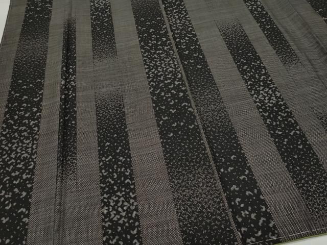 平和屋着物○本場大島紬 9マルキ 泥染め 吉祥間道 森山博満作 証紙付き