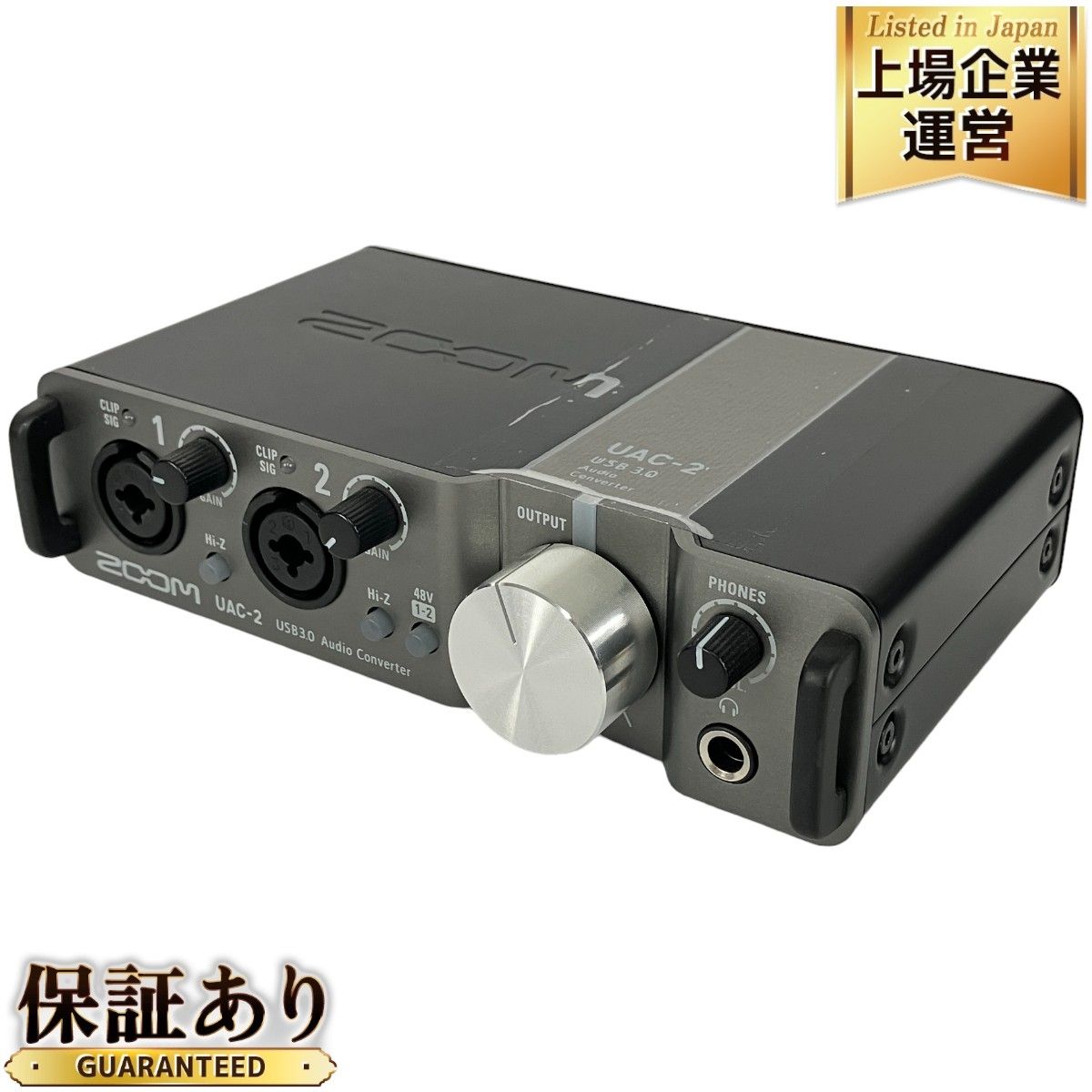 ZOOM UAC-2 USB 3.0 AUDIO CONVERTER オーディオインターフェース 音響 