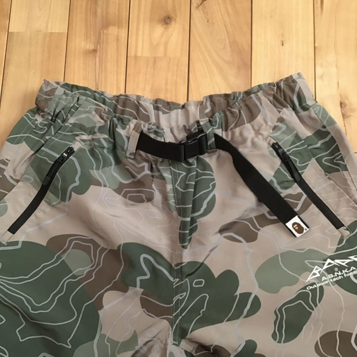 新品即決 ベイプ エイプ BAPE ape bathing a Lサイズ PANTS TRACK CAMO