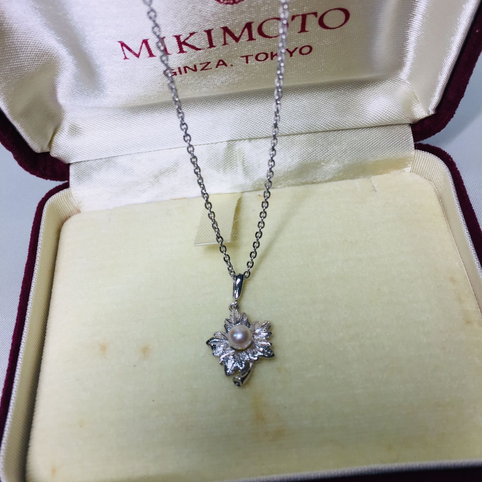 S【ヴィンテージ】MIKIMOTO ミキモト パール 真珠 ネックレス